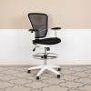 Flash Furniture Black Draft Chair-White Frame, Model# HL-0001-1CWHITE-GG 2