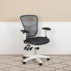 Flash Furniture Gray/White Mesh Office Chair, Model# HL-0001-WH-DKGY-GG 2