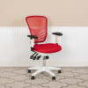 Flash Furniture Red/White Mesh Office Chair, Model# HL-0001-WH-RED-GG 2