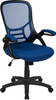 Flash Furniture Blue Mesh Office Chair, Model# HL-0016-1-BK-BL-GG