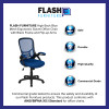 Flash Furniture Blue Mesh Office Chair, Model# HL-0016-1-BK-BL-GG 3