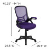 Flash Furniture Purple Mesh Office Chair, Model# HL-0016-1-BK-PUR-GG 5