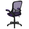 Flash Furniture Purple Mesh Office Chair, Model# HL-0016-1-BK-PUR-GG 6