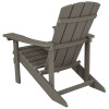 Flash Furniture Charlestown Gray Wood Adirondack Chair, Model# JJ-C14501-LTG-GG 5