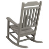 Flash Furniture Winston Gray Wood Rocking Chair, Model# JJ-C14703-GY-GG 5