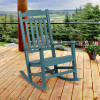 Flash Furniture Winston Teal Wood Rocking Chair, Model# JJ-C14703-TL-GG 2