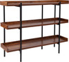 Flash Furniture Mayfair Rustic Storage Shelf, Model# JN-2542B3-GG