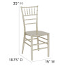 Flash Furniture HERCULES Series Champagne Resin Chiavari Chair, Model# LE-CHAMP-M-GG 4