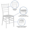 Flash Furniture HERCULES Series White Resin Chiavari Chair, Model# LE-WHITE-M-GG 3