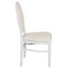 Flash Furniture HERCULES Series White Round Back Dining Chair, Model# LE-W-W-MON-GG 7