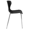 Flash Furniture Lowell Black Plastic Stack Chair, Model# LF-7-07C-BLK-GG 7