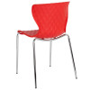 Flash Furniture Lowell Red Plastic Stack Chair, Model# LF-7-07C-RED-GG 5