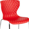 Flash Furniture Lowell Red Plastic Stack Chair, Model# LF-7-07C-RED-GG 6