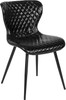 Flash Furniture Bristol Black Vinyl Accent Chair, Model# LF-9-07A-BLK-GG