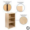 Flash Furniture Wood Classroom Storage Cabinet, Model# MK-STRG001-GG 3