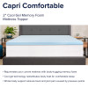 Flash Furniture Capri Comfortable Sleep 2" Queen Memory Foam Topper, Model# MR-M35-2-Q-GG 3
