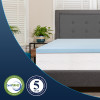 Flash Furniture Capri Comfortable Sleep 2" Twin Memory Foam Topper, Model# MR-M35-2-T-GG 6