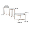 Flash Furniture Greenwich Collection 3 Piece Glass Coffee Table Set, Model# NAN-CEK-10-GG 5