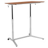 Flash Furniture Cherry Sit-Stand Computer Desk, Model# NAN-IP-6-1-CH-GG 5