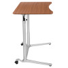 Flash Furniture Cherry Sit-Stand Computer Desk, Model# NAN-IP-6-1-CH-GG 7