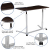 Flash Furniture Wood Grain Sit to Stand Desk, Model# NAN-IP-6-1-DKW-GG 3