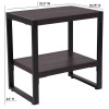 Flash Furniture Thompson Collection Charcoal End Table, Model# NAN-JH-1733-GG 2