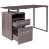 Flash Furniture Harwood Light Ash 2 Drawer Desk, Model# NAN-JN-2634-GG 5