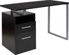 Flash Furniture Harwood Dark Ash 2 Drawer Desk, Model# NAN-JN-2634-G-GG