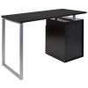 Flash Furniture Harwood Dark Ash 2 Drawer Desk, Model# NAN-JN-2634-G-GG 5
