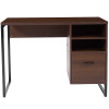 Flash Furniture Northbrook Rustic Coffee Computer Desk, Model# NAN-NJ-HD10168-GG 4