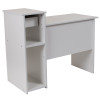 Flash Furniture Highland Park White Desk with Shelves, Model# NAN-NJ-HD3518-W-GG 4