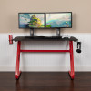 Flash Furniture Red Gaming Desk-Cup Holder, Model# NAN-RS-G1030-RD-GG 2