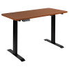 Flash Furniture Mahogany Electric Stand Desk, Model# NAN-TG-2046-R-GG