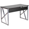 Flash Furniture Black Keyboard Computer Desk, Model# NAN-WK-004-GG 6