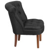 Flash Furniture HERCULES Kenley Series Black Fabric Tufted Chair, Model# QY-A01-BK-GG 3