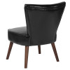 Flash Furniture HERCULES Holloway Series Black Leather Retro Chair, Model# QY-A02-BK-GG 2