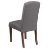 Flash Furniture HERCULES Grove Park Series Gray Fabric Parsons Chair, Model# QY-A18-9325-GY-GG 5