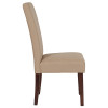 Flash Furniture Greenwich Series Beige Fabric Parsons Chair, Model# QY-A37-9061-BGE-GG 4