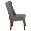 Flash Furniture HERCULES Preston Series Gray Fabric Parsons Chair, Model# QY-A91-GY-GG 7