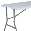 Flash Furniture 30x60 White Plastic Fold Table, Model# RB-3060FH-RES-GG 6