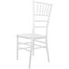Flash Furniture White Resin Chiavari Chair, Model# RSCHI-W 2