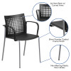 Flash Furniture HERCULES Series Black Plastic Stack Chair, Model# RUT-1-BK-GG 3