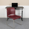 Flash Furniture HERCULES Series Burgundy Plastic Stack Chair, Model# RUT-238A-BY-GG 2