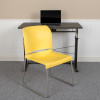 Flash Furniture HERCULES Series Yellow Plastic Stack Chair, Model# RUT-238A-YL-GG 2