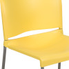 Flash Furniture HERCULES Series Yellow Plastic Stack Chair, Model# RUT-238A-YL-GG 6