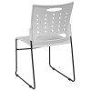 Flash Furniture HERCULES Series White Plastic Stack Chair, Model# RUT-2-WH-GG 5