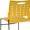 Flash Furniture HERCULES Series Yellow Plastic Stack Chair, Model# RUT-2-YL-GG 6