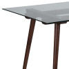 Flash Furniture Meriden 31.5x55 Walnut/Glass Table, Model# SK-17GC-034-W-GG 7