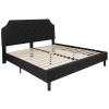 Flash Furniture Brighton King Platform Bed-Black, Model# SL-BK4-K-BK-GG