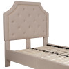 Flash Furniture Brighton Twin Platform Bed-Beige, Model# SL-BK4-T-B-GG 5